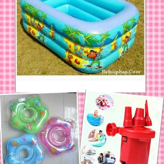 Bể 1.3m + bơm điện + phao cổ