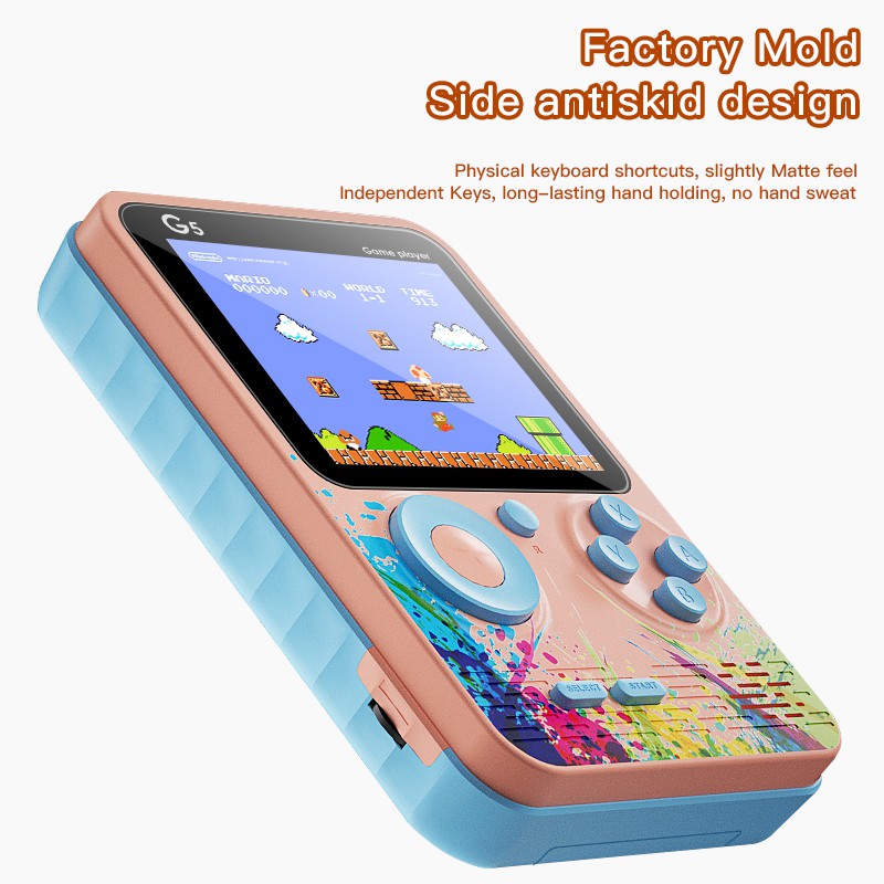 Máy Chơi Game Cầm Tay G5 Tích Hợp 500 Trò Chơi 3.0 Inch Kết Nối Tivi Chuẩn HD