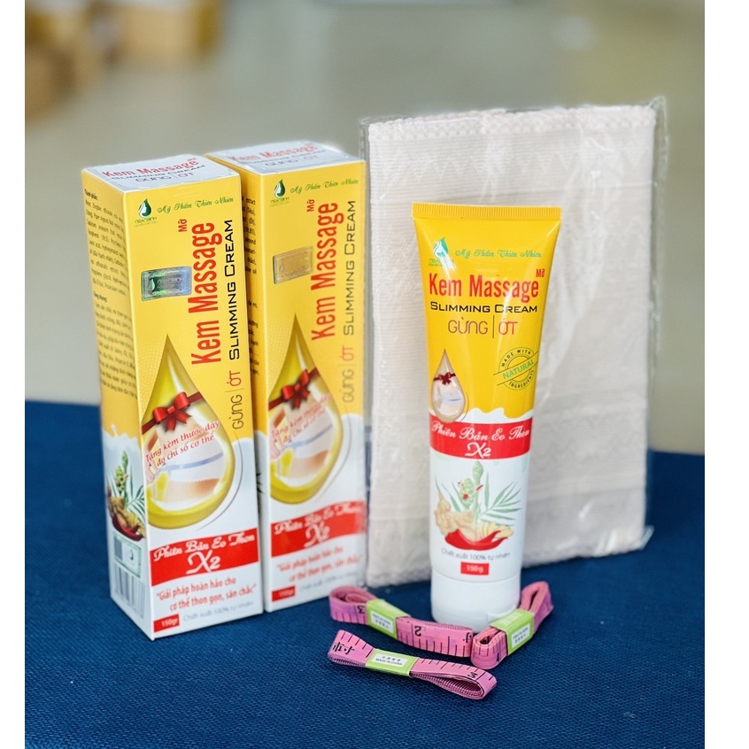 Kem Massage Tan Mỡ Ngân Bình Gừng Ớt 150g