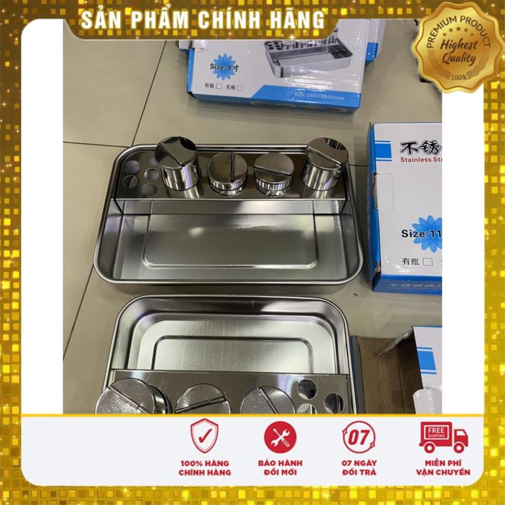 Bộ KHAY INOX ĐA NĂNG SPA - Inox 304 Cao Cấp