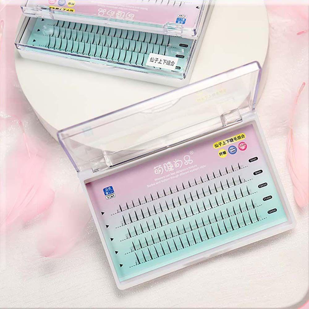 FALLFORBEAUTY Fairy Eyelashes DIY Long Lasting Segmented Soft Fiber Mixed Model C Curl Home Eyelash Extension Tool