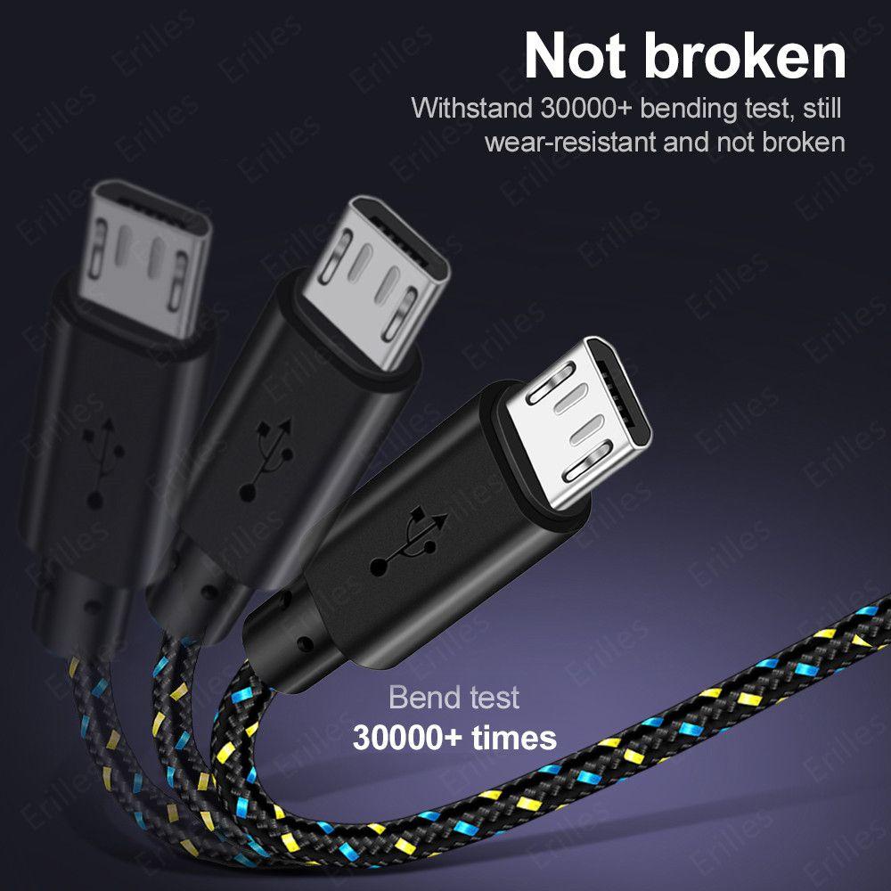 Cáp Sạc Truyền Dữ Liệu Đầu USB Micro Cho Điện Thoại Android