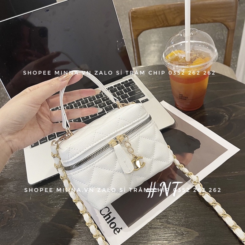 Túi cốp mini trần tràm đeo chéo thời trang cao cấp, chất da sần hạt cao cấp, Mẫu Túi Cốp Trống Giá Rẻ M97