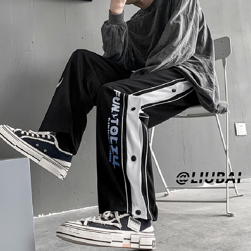 Quần dài ống rộng thời trang hip hop thịnh hành cỡ M-3XL cho nam