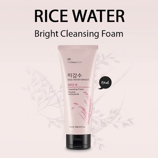 Sữa Rửa Mặt Sáng Da Thefaceshop Rice Water Bright Facial Foaming Cleanser 150ML