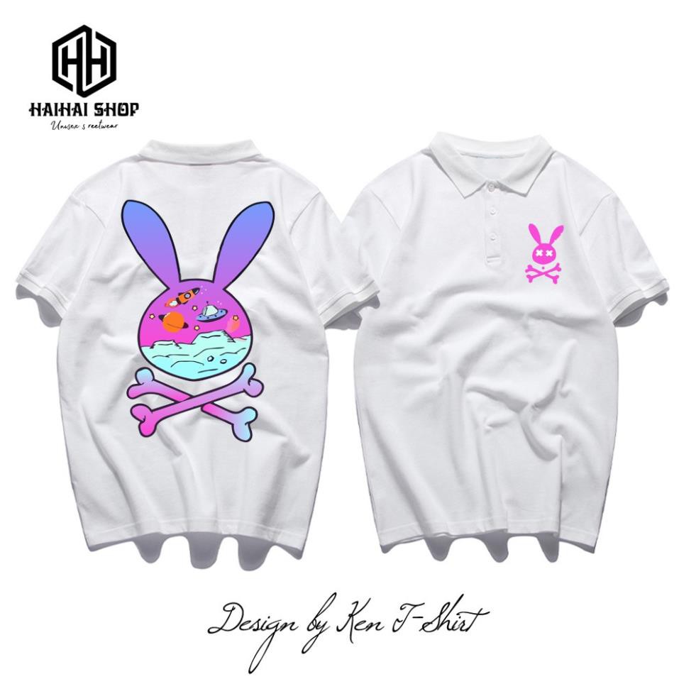 Áo Thun Polo Nam Nữ cổ bẻ hình Trippy Land vải Cá Sấu Cotton 4 Chiều Chính Hãng Ken T-Shirt 2021