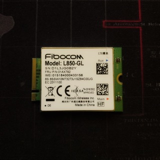 [Wwan Thinkpad] Fibocom L850-GL | Card WWan 4G Cho Thinkpad X1 Gen6 T480 T480s P52 X380...FRU 01AX792