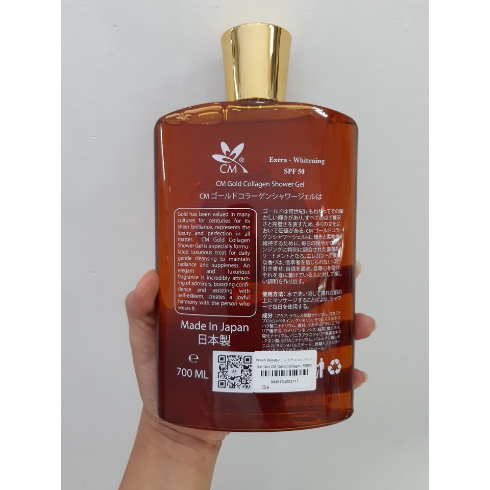 Gel tắm CM Gold Collagen 700ml (MP7841)