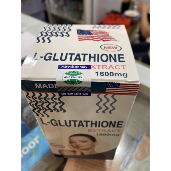 L-Glutathione Extract 1600mg hỗ trợ sáng da