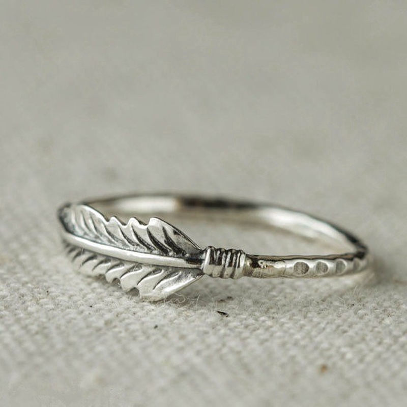 Mới Vintage Mạ Bạc 925 Trang Sức Nhẫn
