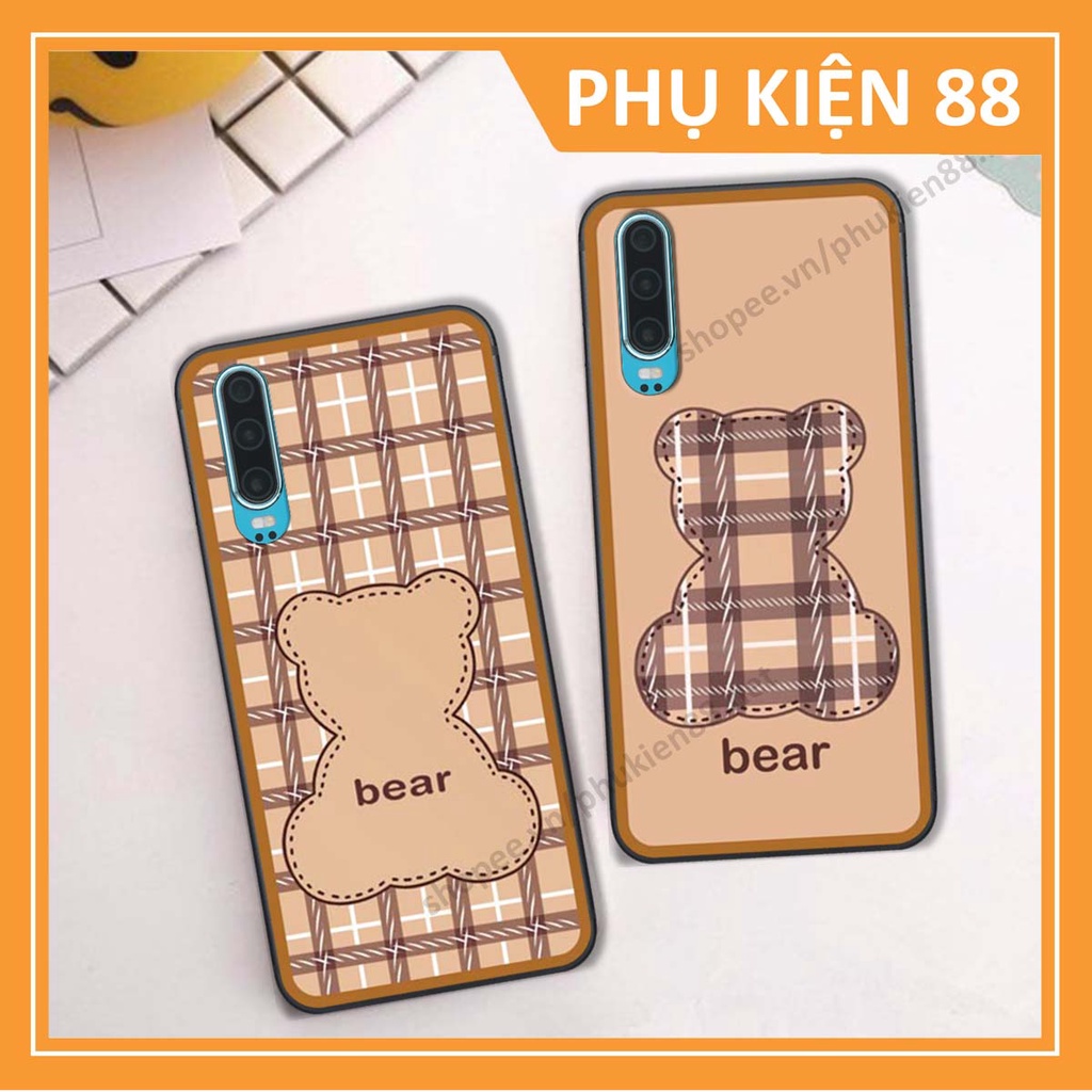 Ốp lưng Huawei P30 / P30 Pro ốp điện thoại LineBear, bé tóc xù, hoa siêu đẹp