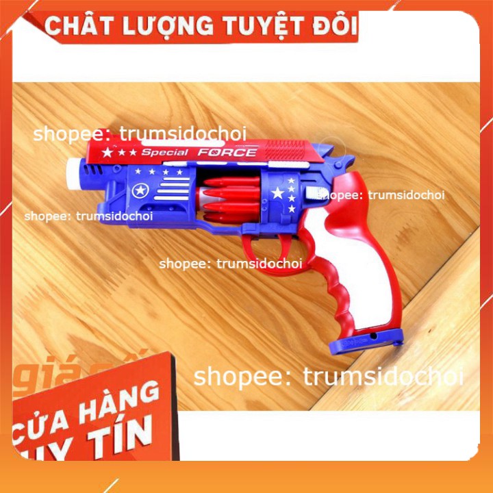 HOT - GIÁ SỐC- Súng đồ chơi chạy pin có đèn và nhạc, xoay nòng