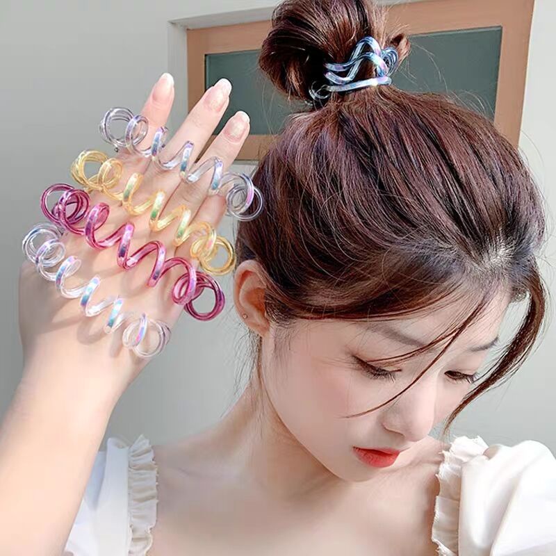 Cột Tóc Lò Xo Ánh Kim Đẹp Xịn Sò