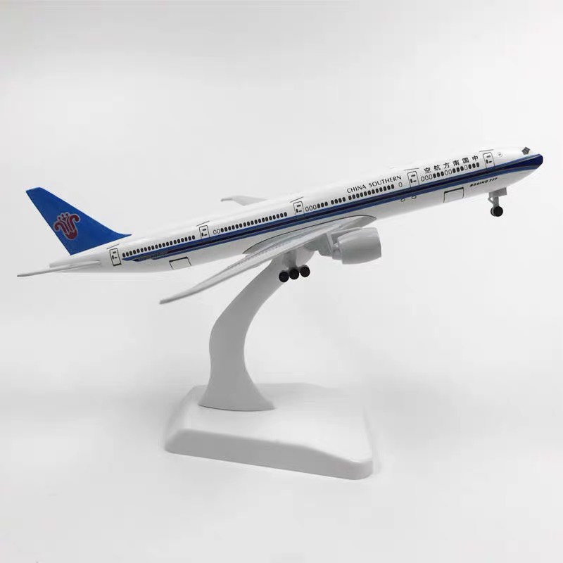 Mô hình máy bay China Southrn 20cm + Đế trưng bày(Mô hình máy bay+ đế trưng bày)