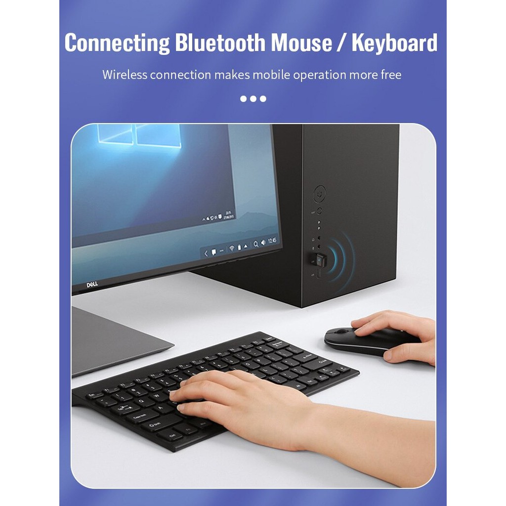 USB Nhận Tín Hiệu Âm Thanh Bluetooth CSR Dongle Hỗ Trợ Blueooth 4.0/ 4.2/ 5.0 Chuyên Dụng Cho Máy Tính