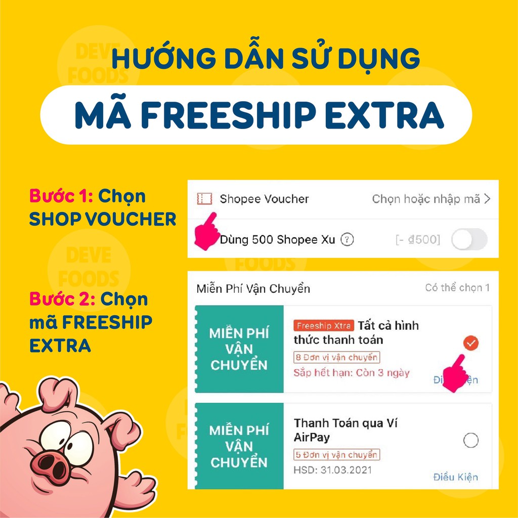 Khô heo, khô lợn cháy bơ tỏi 300g Deve Food (cay vừa) đồ ăn vặt Hà Nội vừa ngon vừa rẻ | BigBuy360 - bigbuy360.vn