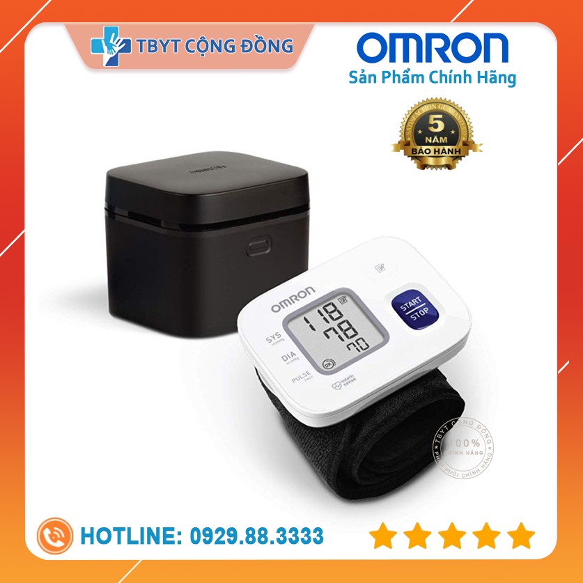 Máy Đo Huyết Áp Cổ Tay Omron - HEM-6161