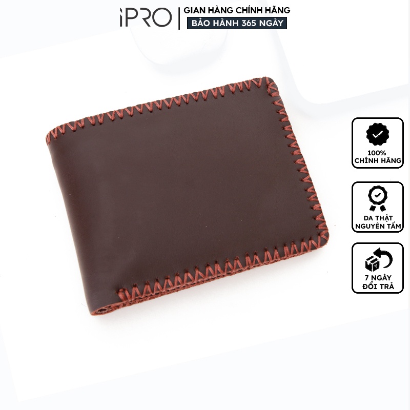 Ví Nam da bò thật Nappa cao cấp phong cách hàn quốc chất da mềm bền đẹp IPRO VN74