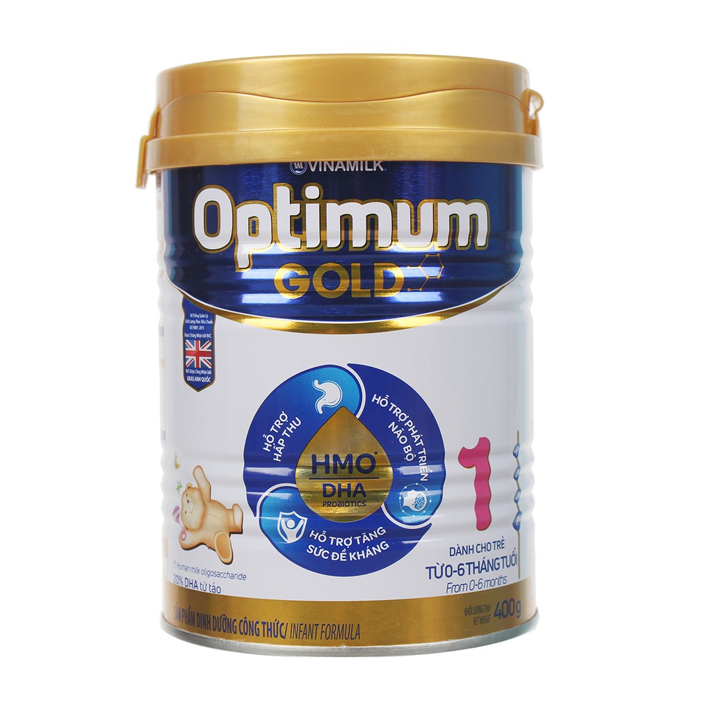 Sữa Optimum Gold 400g số 1,2
