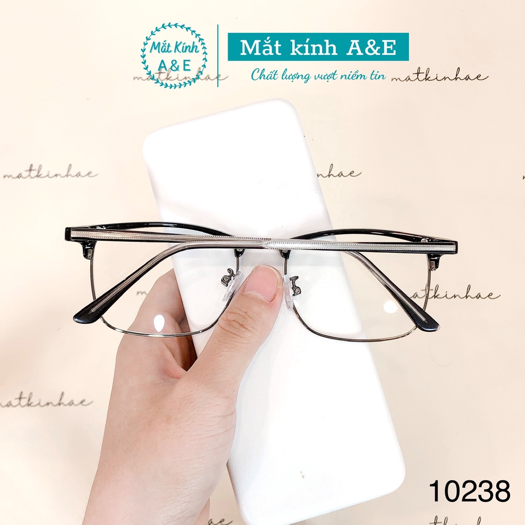 Gọng kính cận nam nữ AMIE Eyewear kính mắt vuông gọng nhựa kiểu dáng màu sắc thời trang 10238