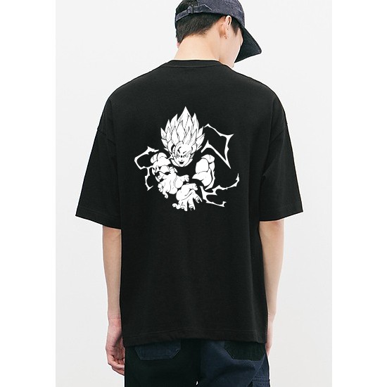 Áo thun unisex tay lỡ KAMEZOKO dáng oversize nam nữ, áo phông đen basic size S đến XXL