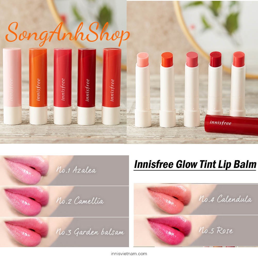 Son dưỡng có màu Innisfree glow tint balm