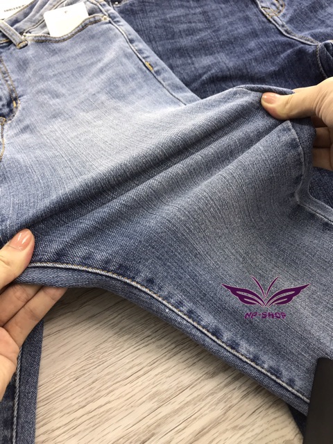 Quần jean nữ lưng cao NPSHOP skinny jeans siêu tôn dáng , quần bò nữ cao cấp dáng ôm basic | BigBuy360 - bigbuy360.vn
