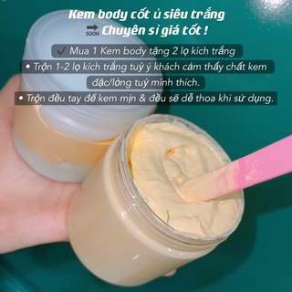 Body Cốt Khử Thâm - Hàng chuẩn Loại 1 ( Tặng kèm 2 lọ kích trắng )