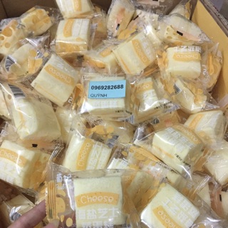 (Hà Nội) Bánh bông lan cheese 1kg nhân trứng muối ngon tuyệt