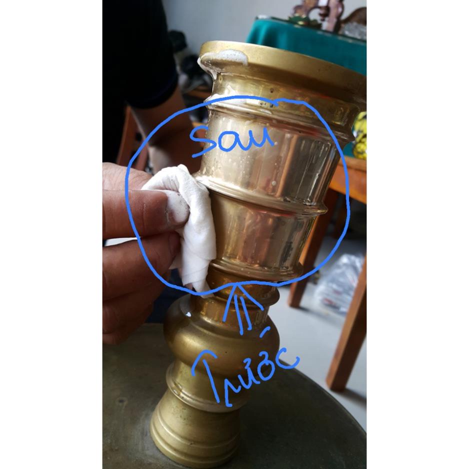 Bột đánh bóng lư đồng BKF - 425g - Made in USA | Đánh bóng lư đồng như mới - Dễ dàng tại nhà - An toàn da tay