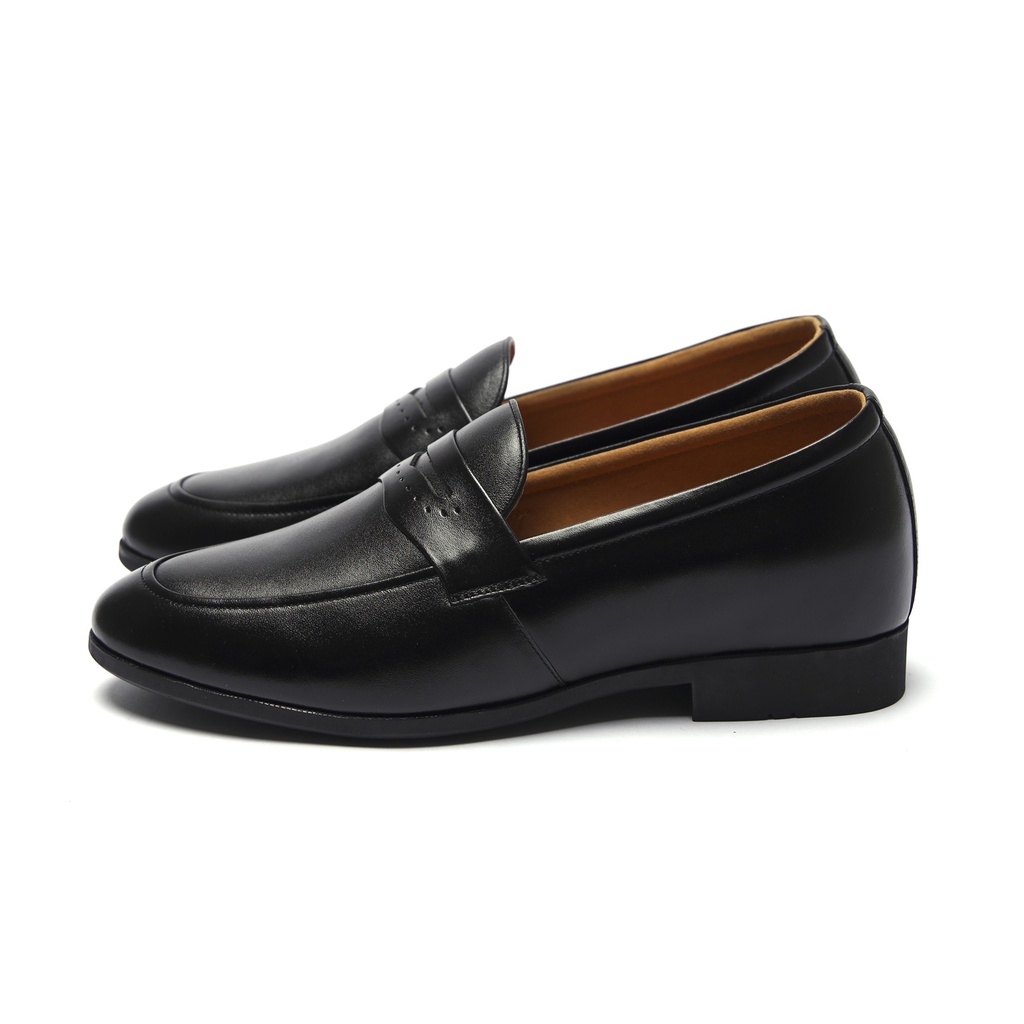 Giày lười nam đẹp FOR da bò với thiết kế cao cấp, chất liệu đế cao su siêu êm,lên dáng cực chuẩn tăng chiều cao DPLF02