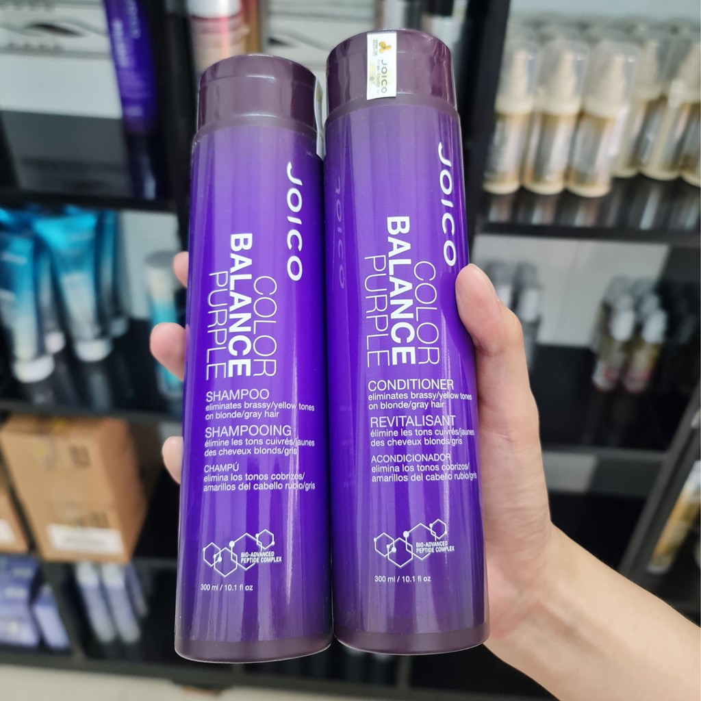 Bộ dầu gội &amp; dầu xả tím khử vàng JOICO 300ml x 2