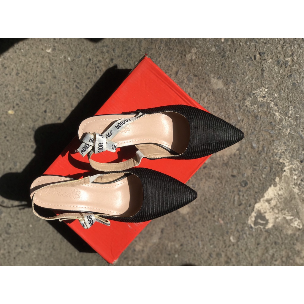 SANDAL DIOR 3CM 2 MÀU