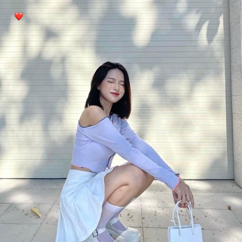Áo kiểu tay dài body hở ngực xẻ tà giữa cực xinh , chất thun gân mềm mịn mát alohashop91