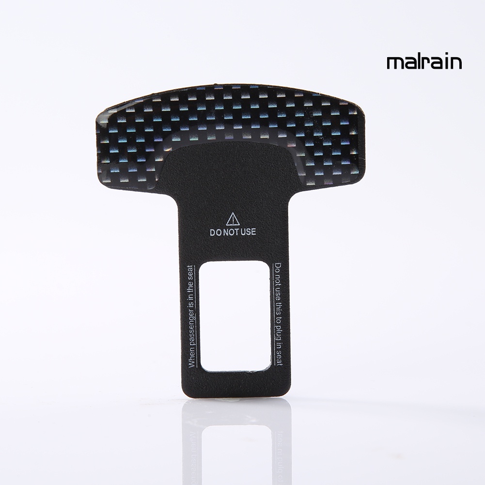 Set 2 chốt khóa dây đai an toàn bằng sợi carbon cho xe hơi