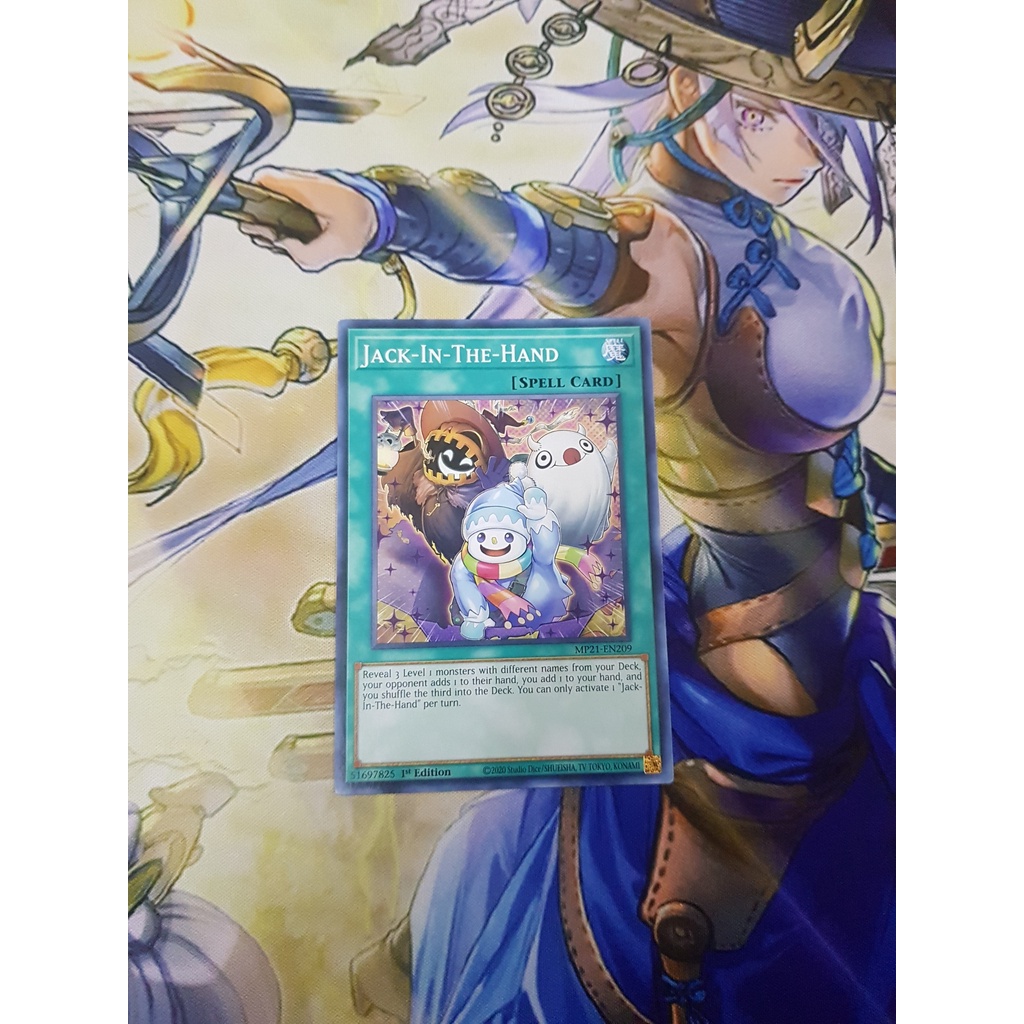 Thẻ Bài Lẻ YugiOh! Mã MP21-EN209 - Jack-In-The-Hand - Common - 1st Edition