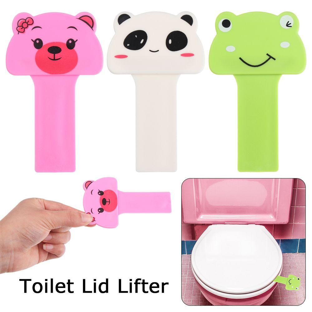 Dụng Cụ Nhấc Nắp Bồn Cầu Không Bẩn Hình Gấu Dễ Thương DAPHS