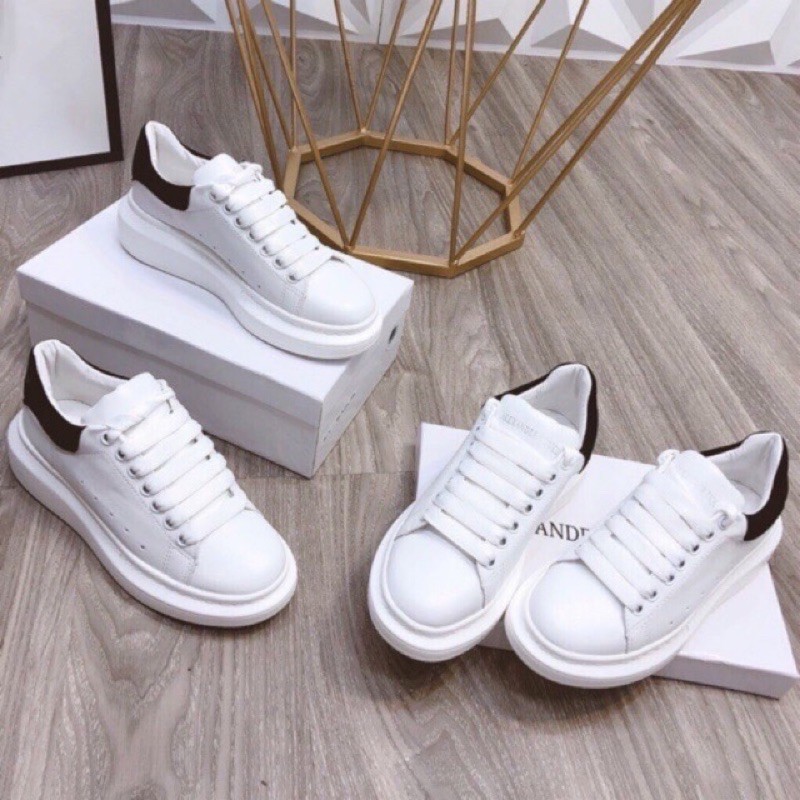 [Chuyên Sỉ] Giày Thể Thao Sneaker MCQ Gót Đen Nam Nữ Đẹp 2020 Full Size 38 Đến 43