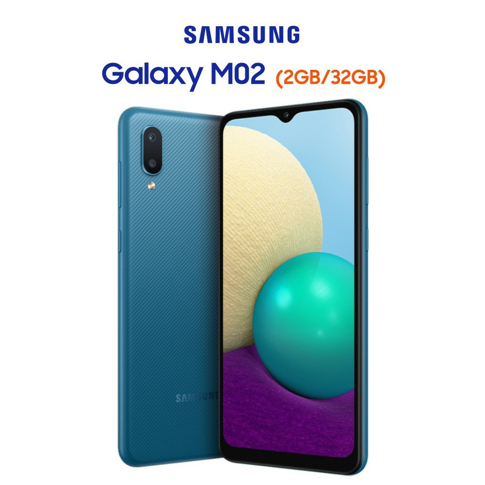 Điện Thoại Samsung Galaxy M02 (2GB/32GB) - Hàng Chính Hãng