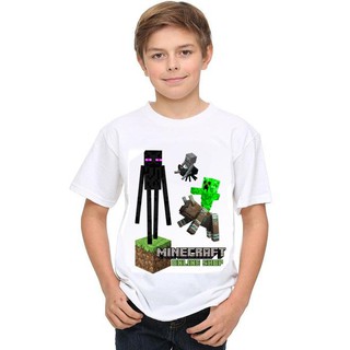 [ FREESHIP ] Áo thun trẻ em Minecraft áo cực chất
