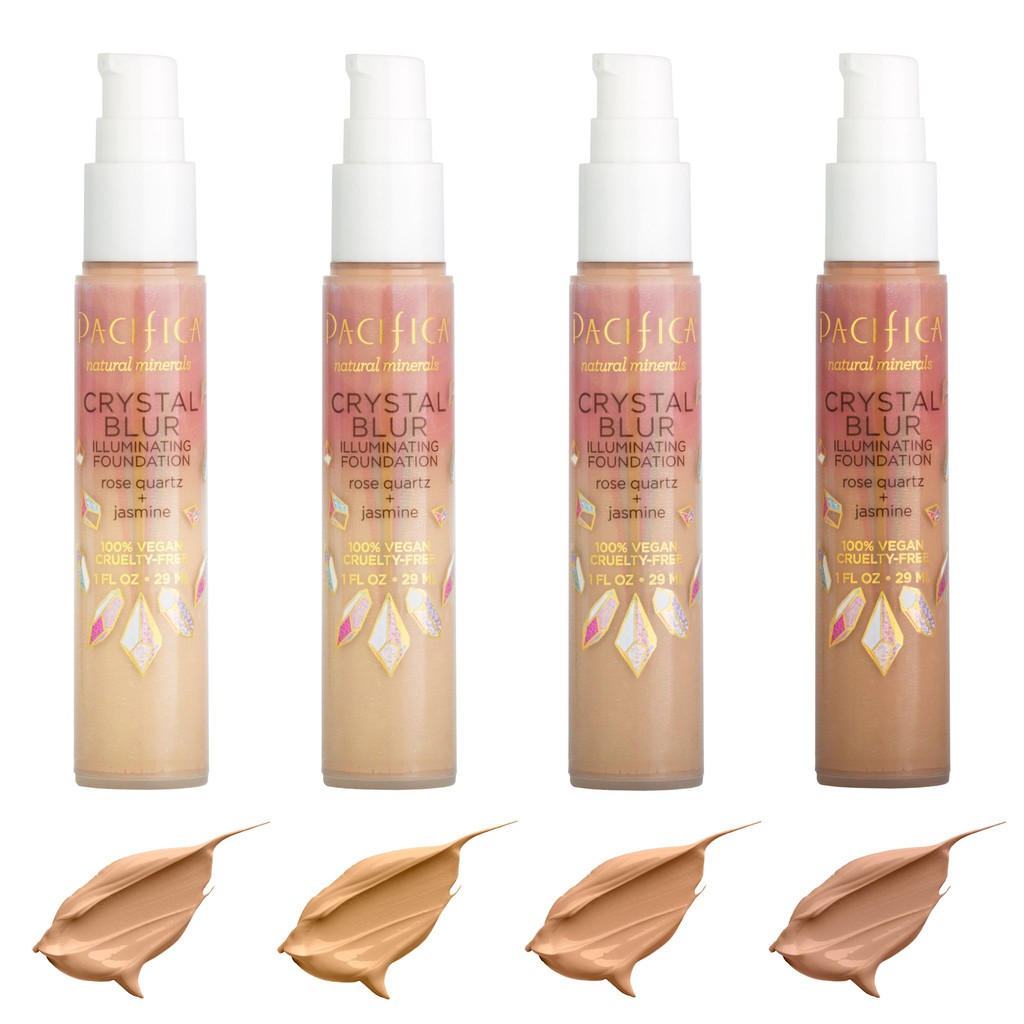 [Auth] [100%Vegan] Kem nền thực vật Pacifica Crystal Blur illuminating foundation