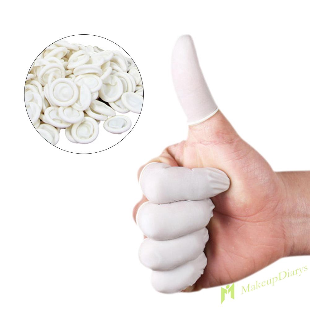Set 10 Bao Ngón Tay Cao Su Bảo Vệ Khi Sơn Móng Tay