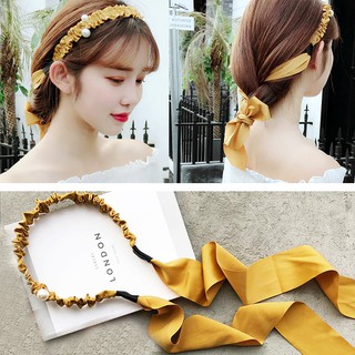Băng đô lụa dây dài tạo được nhiều kiểu tóc