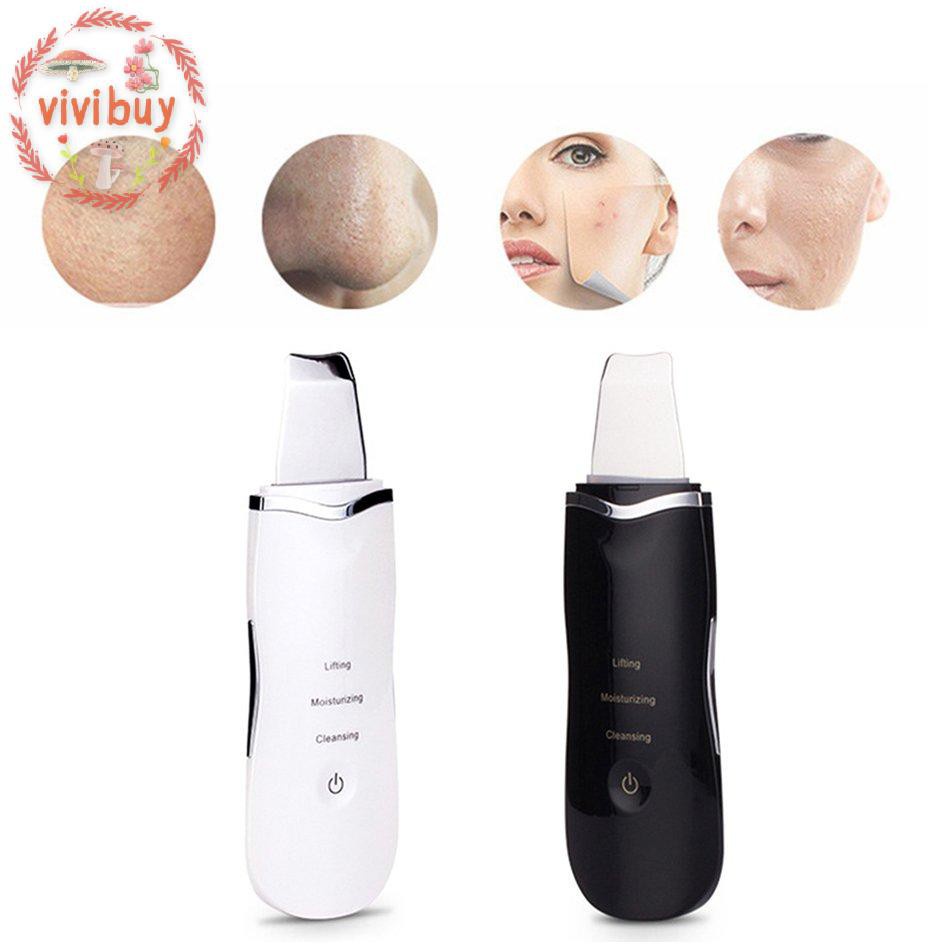 ✿vivi✿ Ultrasonic Blackhead Clean Shovel Skin Cleansing Instrument Beauty Instrument Face Skin Whitening Lifting Effect Device