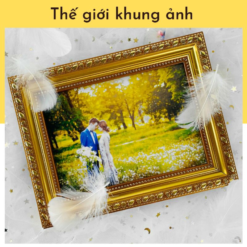 Khung bằng khen cỡ A4 hàng đẹp giá rẻ, tặng kèm đinh và móc treo
