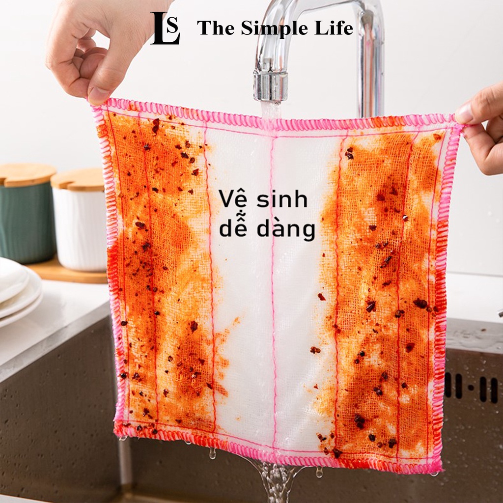 Khăn lau bếp siêu thấm, khăn lau chén đĩa, tay, lau nhà, bếp 5 lớp siêu sạch đa năng, mềm mịn, cao cấp [CHÍNH HÃNG]