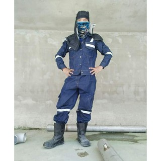 Quần áo bò (jean) thợ hàn PVC
