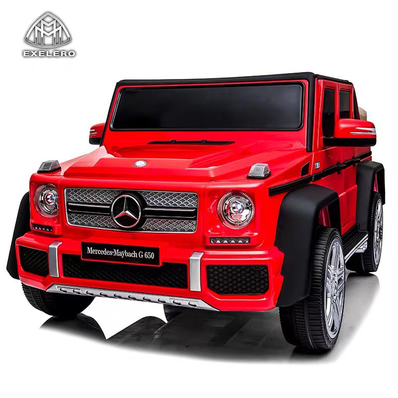 Ô tô xe điện điều khiển tự lái KIDVIET-PRO MERCEDES MAYBACH G650 bánh hơi ghế da cao cấp 4 động cơ (Đỏ-Trắng-Xanh-Đen)