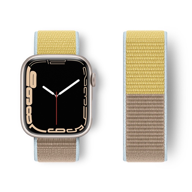 Dây đeo nylon cho đồng hồ thông minh Apple Watch Series 7/6 / se / 5 /4 / 3 / 2 / 1 (  41mm 45mm 38 / 40mm / 42mm / 44mm )