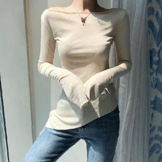 Áo thun Hàn Quốc đắp chéo thời trang cho nữ